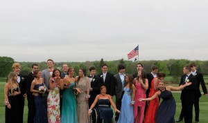 Giving one last "Hooray" for the Class of 2013 at Prom